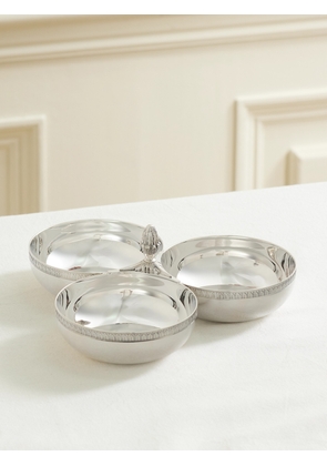 Christofle - Malmaison Silver-plated Three-bowl Server - One size
