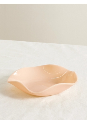 Sophie Lou Jacobsen - Petal Small Glass Plate - Brown - One size