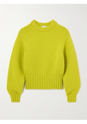 Alexander McQueen - Ribbed Wool-blend Sweater - Yellow - M