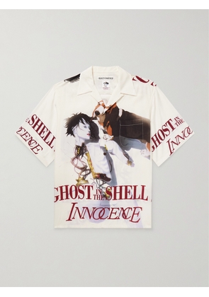 Wacko Maria - Ghost in the Shell 2: Innocence Convertible-Collar Printed Woven Shirt - Men - White - S