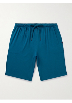 Derek Rose - Basel 17 Stretch-Micro Modal Jersey Pyjama Shorts - Men - Blue - S