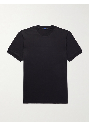 Kiton - Cotton-Jersey T-Shirt - Men - Black - S