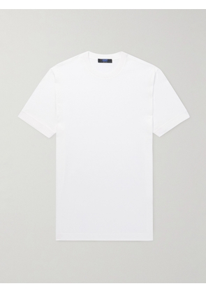 Kiton - Cotton-Jersey T-Shirt - Men - White - S