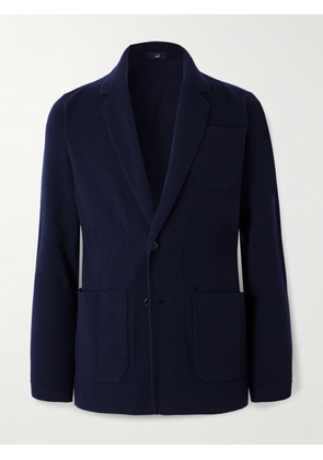 Dunhill - Wool and Cashmere-Blend Cardigan - Men - Blue - S