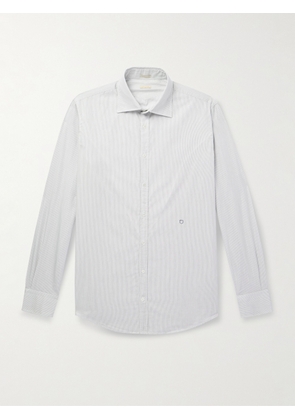 Massimo Alba - Genova Striped Cotton-Poplin Shirt - Men - Neutrals - S