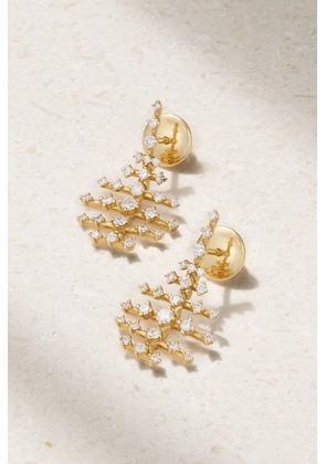 Fernando Jorge - Disco Mini 18-karat Gold Diamond Earrings - One size