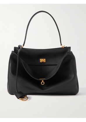 Balenciaga - Rodeo Medium Leather Shoulder Bag - Black - One size