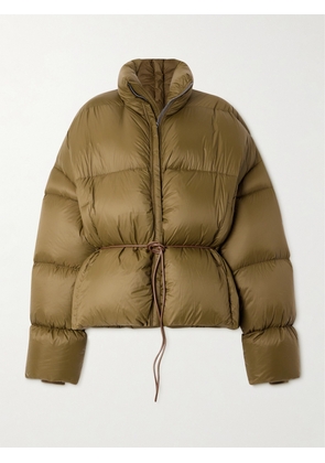 Rick Owens - Sail Duvet Belted Quilted Shell Down Jacket - Neutrals - One size