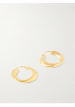 Loren Stewart - Pli Gold Vermeil Hoop Earrings - One size