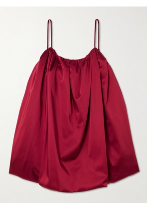SIMKHAI - India Satin-twill Mini Dress - Red - US0,US2,US4,US6,US8,US10
