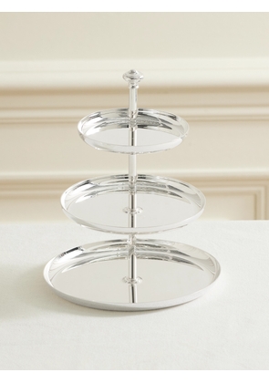 Christofle - Albi Three-tier Silver-plated Dessert Stand - One size