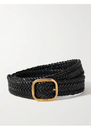 Loewe - Woven Leather Belt - Black - One size