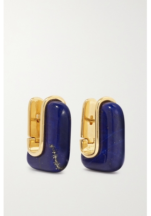 Fernando Jorge - Oblong 18-karat Gold Lapis Lazuli Earrings - Blue - One size