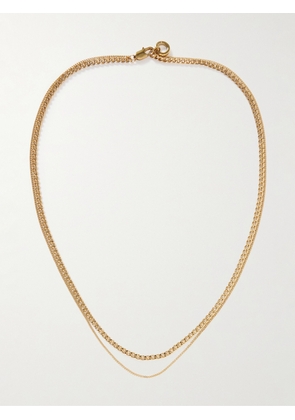 A.P.C. - Gold-Tone Layered Necklace - Men - Gold