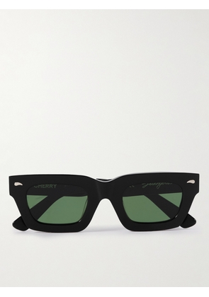 Cherry Los Angeles - Swingers D-Frame Acetate Sunglasses - Men - Black