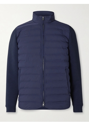 Peter Millar - Winsome Hybrid Tech-Jersey and Quilted Shell Jacket - Men - Blue - S