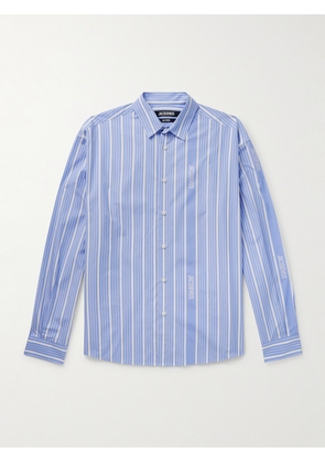 Jacquemus - Simon Striped Cotton-Poplin Shirt - Men - Blue - IT 44