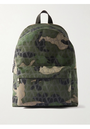 Valentino Garavani - Camoutoile Iconographe Printed Canvas Backpack - Men - Green