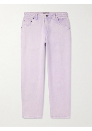 DIME - Wide-Leg Bleached Jeans - Men - Purple - UK/US 30