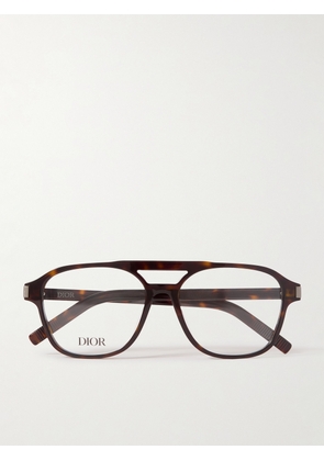 Dior Eyewear - CD IconO N1I Aviator-Style Tortoiseshell Acetate Optical Glasses - Men - Black