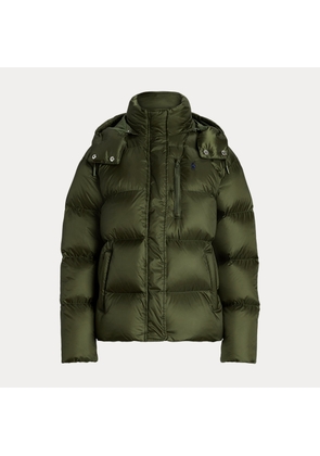 Water-Repellent Quilted Down Jacket
