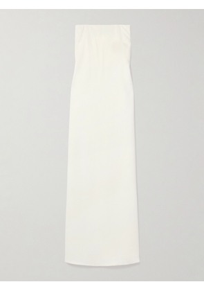 Co - Strapless Crepe Maxi Dress - Ivory - x small,small,medium,large,x large