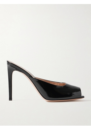 Gianvito Rossi - Ethel 95 Glossed-leather Mules - Black - IT36,IT36.5,IT37,IT37.5,IT38,IT38.5,IT39,IT39.5,IT40,IT40.5,IT41,IT42