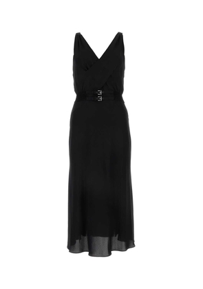 Prada Black Stretch Viscose Dress