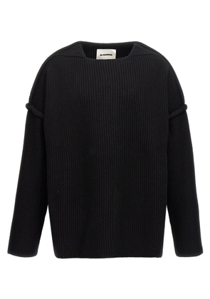 Jil Sander Geometric Neckline Sweater