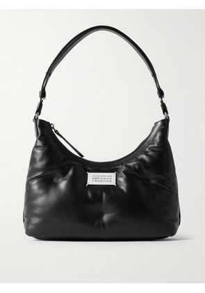 Maison Margiela - Glam Small Appliquéd Padded Leather Shoulder Bag - Black - One size