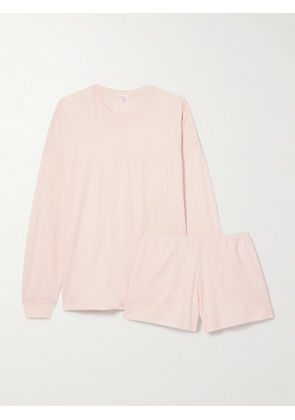 Skin - Catalina Organic Pima Cotton-jersey Pajama Set - Pink - 0,1,2,3,4,5