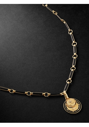 Foundrae - Ever Growing Vivacity Gold Onyx Necklace - Men - Gold