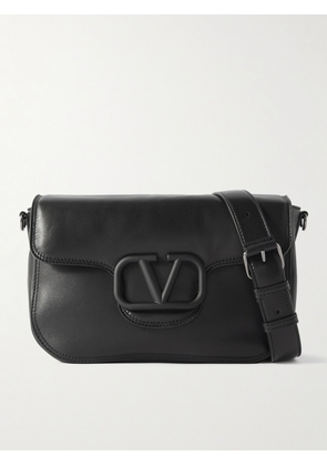 Valentino Garavani - Padded Leather Messenger Bag - Men - Black