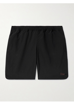 DIME - Classic Straight-Leg Logo-Embroidered Shell Shorts - Men - Black - S