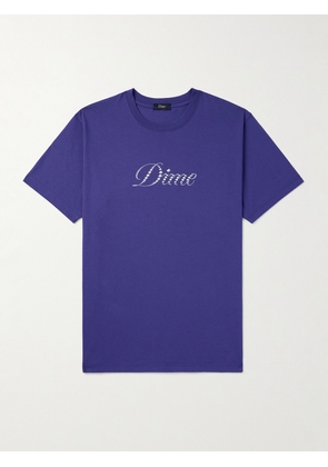 DIME - Icy Logo-Print Cotton-Jersey T-Shirt - Men - Blue - S