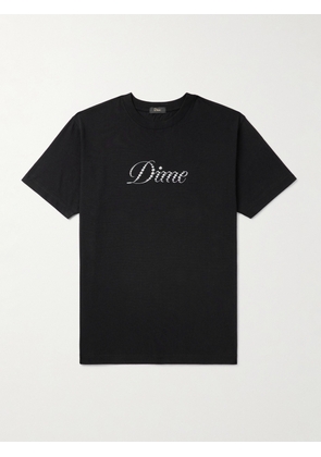 DIME - Icy Logo-Print Cotton-Jersey T-Shirt - Men - Black - S
