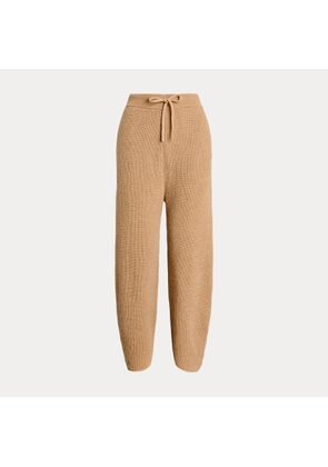 Rib-Knit Cashmere-Wool Trouser