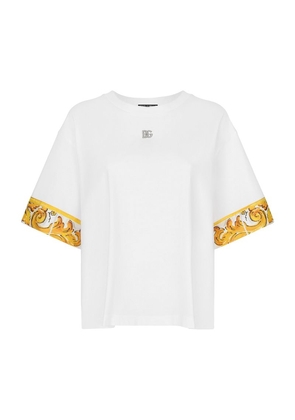 Dolce & Gabbana Majolica-Trim T-Shirt