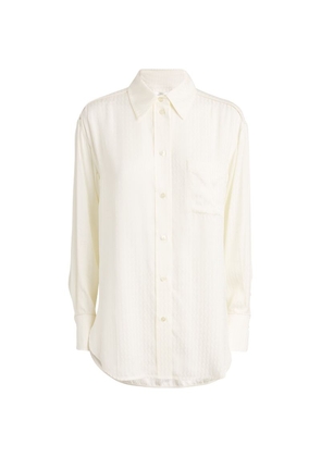 Victoria Beckham Satin Monogram Shirt