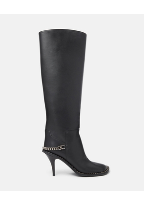 Stella McCartney - Ryder Knee-High Stiletto Boots, Woman, Black, Size: 36