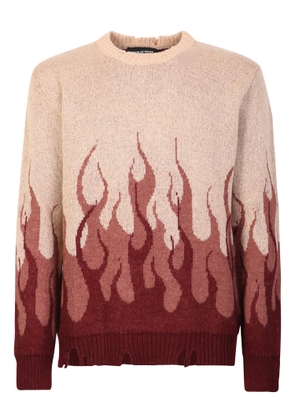 Vision of Super Wine Double Flames Jumper
