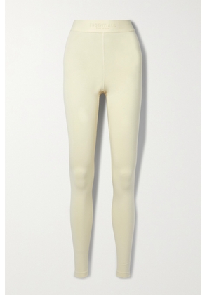 FEAR OF GOD ESSENTIALS - Stretch-cotton Leggings - Cream - xx small,x small,small,medium,large