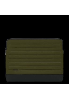 RIMOWA Never Still - Nylon Flat Pouch in Khaki Green - Canvas & Leather