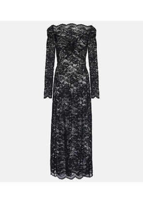 Rabanne Floral lace maxi dress