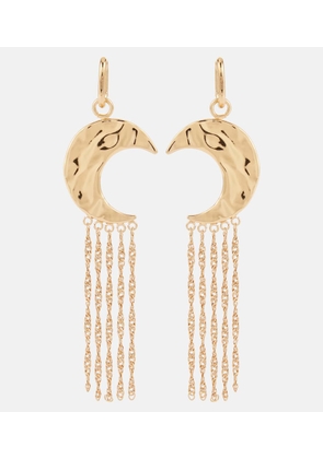 Rabanne Moon embellished earrings