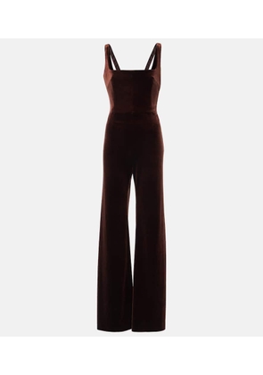 Galvan Vesper velvet jumpsuit