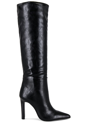 FEMME LA The Soho Boot in Black. Size 11.