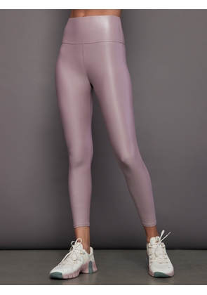 Carbon38 High Rise 7/8 Legging In Takara Shine - Seafog - Size XS