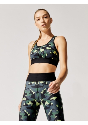 Ultracor Battlefield Camo Terrain Bra - Black Deep Lake Print-Black - Size XS