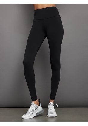 Carbon38 High Rise Full-length Legging In Diamond Compression - Black - Size XXS